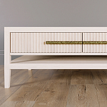 Кофейный стол Primo с двумя ящиками Светлый дуб варинант исполнения - 3 | Loft Concept в Воронеже