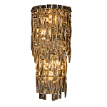 Бра с каскадом из прозрачного хрусталя и корпусом золотого цвета Constant Sparks варинант исполнения - 7 | Loft Concept в Воронеже