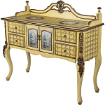 Комод деревянный Illustration of flowers варинант исполнения - 4 | Loft Concept в Воронеже