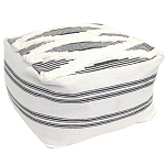 Пуф  Black and White Stripe варинант исполнения - 1 | Loft Concept в Воронеже