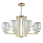 Люстра с 8-ю цилиндрическими плафонами из стекла Laurent варинант исполнения - 5 | Loft Concept в Воронеже