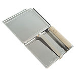 Портсигар с газовой зажигалкой из натурального камня Яшма Змеиная Stone Cigarettes Cases варинант исполнения - 3 | Loft Concept в Воронеже