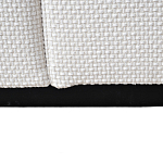 Дизайнерское кресло мягкое с обивкой из рогожки кремового цвета Decoration of Everything варинант исполнения - 3 | Loft Concept в Воронеже