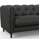 Мебельная ткань Шенилл темно-серый цвет 138 см T4-40 варинант исполнения - 4 | Loft Concept в Воронеже