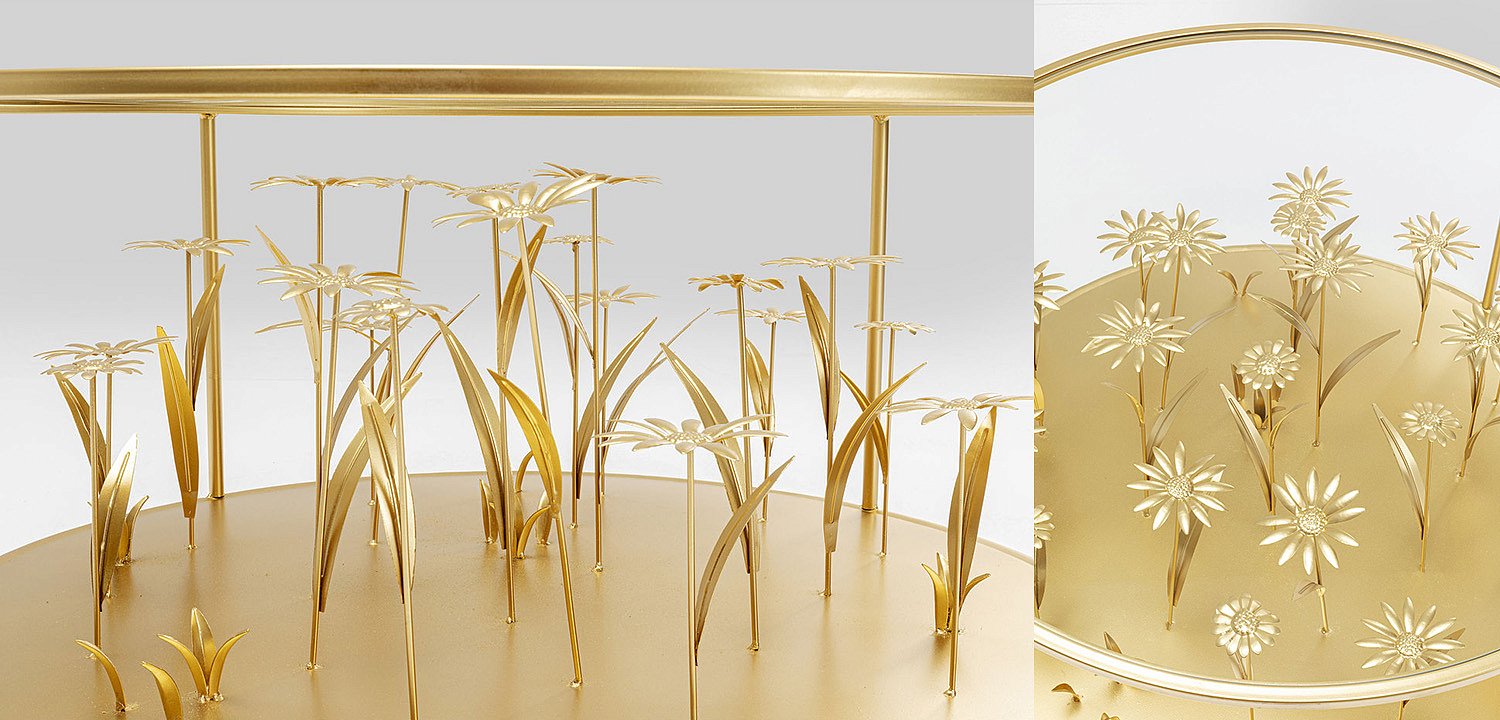 Кофейный стол Golden Flowers Кофейный стол Golden Flowers - Loft-Concept в Воронеже