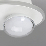 Бра овальной формы белого цвета с 2-мя лампами Lunar Pebbles варинант исполнения - 6 | Loft Concept в Воронеже