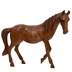 Статуэтка из дерева суар дикая лошадь Wild Horses варинант исполнения - 3 | Loft Concept в Воронеже