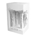 Встраиваемый в стену гипсовый светильник под покраску с колоннами и арками в античном стиле Antiquity Athena варинант исполнения - 2 | Loft Concept в Воронеже