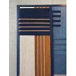 Панно из шнура Синяя геометрическая абстракция wall panel line Blue варинант исполнения - 3 | Loft Concept в Воронеже