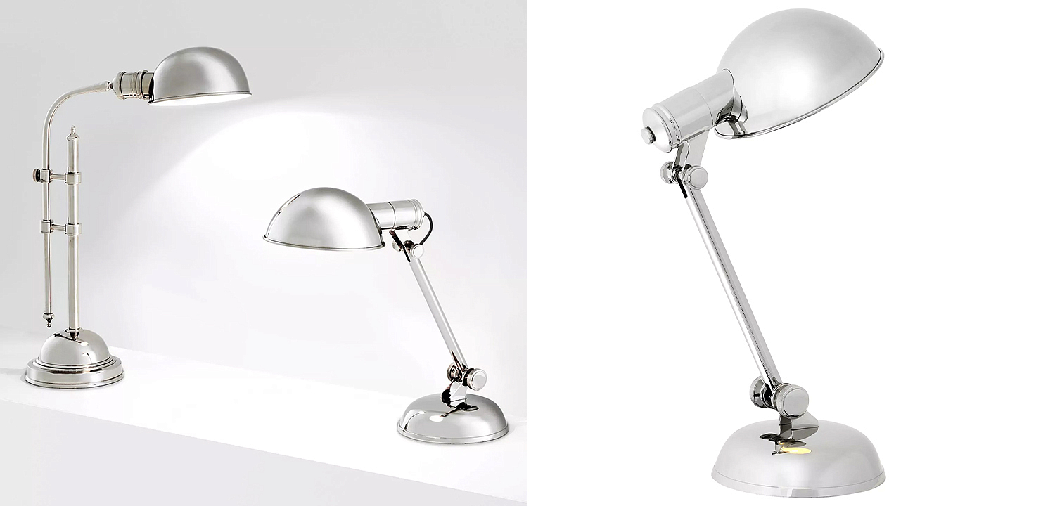 Настольная лампа Eichholtz Desk Lamp Navy Настольная лампа Eichholtz Desk Lamp Navy - Loft-Concept в Воронеже