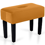 Мягкий  пуф на черных ножках Winton Pouf варинант исполнения - 13 | Loft Concept в Воронеже