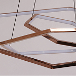 Люстра с 3-мя подвесами в виде шестиугольников Hexagon Horizontal варинант исполнения - 4 | Loft Concept в Воронеже