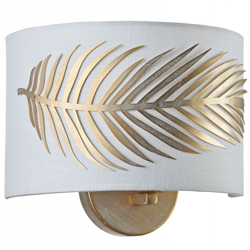 Бра Golden Feather Sconces Золотой Белый в Воронеже | Loft Concept 