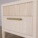 Прикроватная Тумбочка Primo с двумя ящиками Светлый дуб варинант исполнения - 4 | Loft Concept в Воронеже