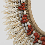 Этническое ожерелье из ракушек на подставке Ethnic Necklace Sharp Lacy Shells варинант исполнения - 2 | Loft Concept в Воронеже