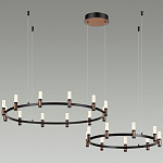 Люстра подвесная с цилиндрическими плафонами на двух круглых подвесах  Arnaut Light варинант исполнения - 3 | Loft Concept в Воронеже