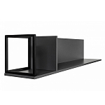 Полка навесная открытая цвета графит Strict Lines  варинант исполнения - 6 | Loft Concept в Воронеже