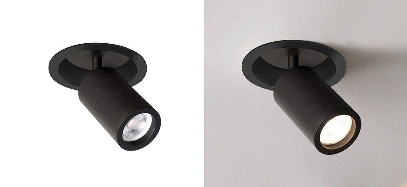Встраиваемый поворотный спот Modern Spot Black Встраиваемый поворотный спот Modern Spot Black - Loft-Concept в Воронеже