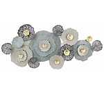 Панно настенное Blank Sheet Gray Flower варинант исполнения - 1 | Loft Concept в Воронеже