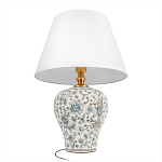 Настольная лампа с цветочной росписью Lamp Flower Painting варинант исполнения - 3 | Loft Concept в Воронеже