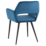 Стул с подлокотниками синий NEASAN STOOL варинант исполнения - 5 | Loft Concept в Воронеже