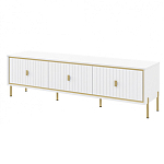 ТВ-тумба белая с тремя ящиками Antique Order варинант исполнения - 1 | Loft Concept в Воронеже