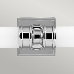 Бра для ванных комнат горизонтальное с двумя матовыми стеклянными цилиндическими плафонами Feiss варинант исполнения - 6 | Loft Concept в Воронеже