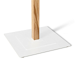 Вешалка с квадратным основанием и 4-мя белыми металлическими крючками Industrial Metal Rust варинант исполнения - 3 | Loft Concept в Воронеже