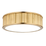 Потолочный светильник с гофрированным абажуром цвета латунь Millennium варинант исполнения - 2 | Loft Concept в Воронеже