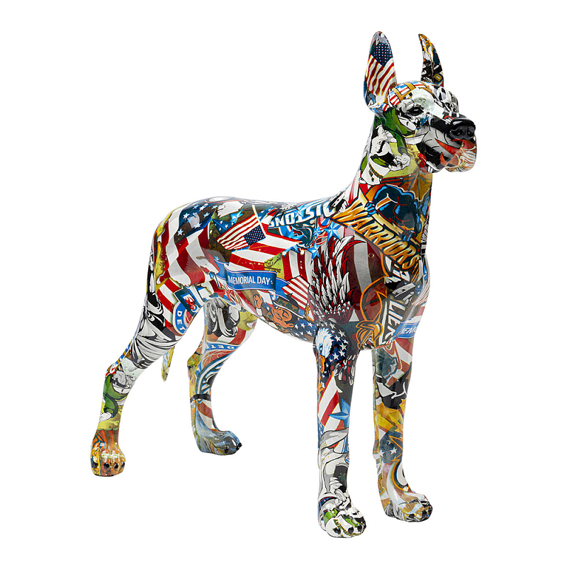 Статуэтка Graffiti Great Dane Поп-Арт Мульти в Воронеже | Loft Concept 