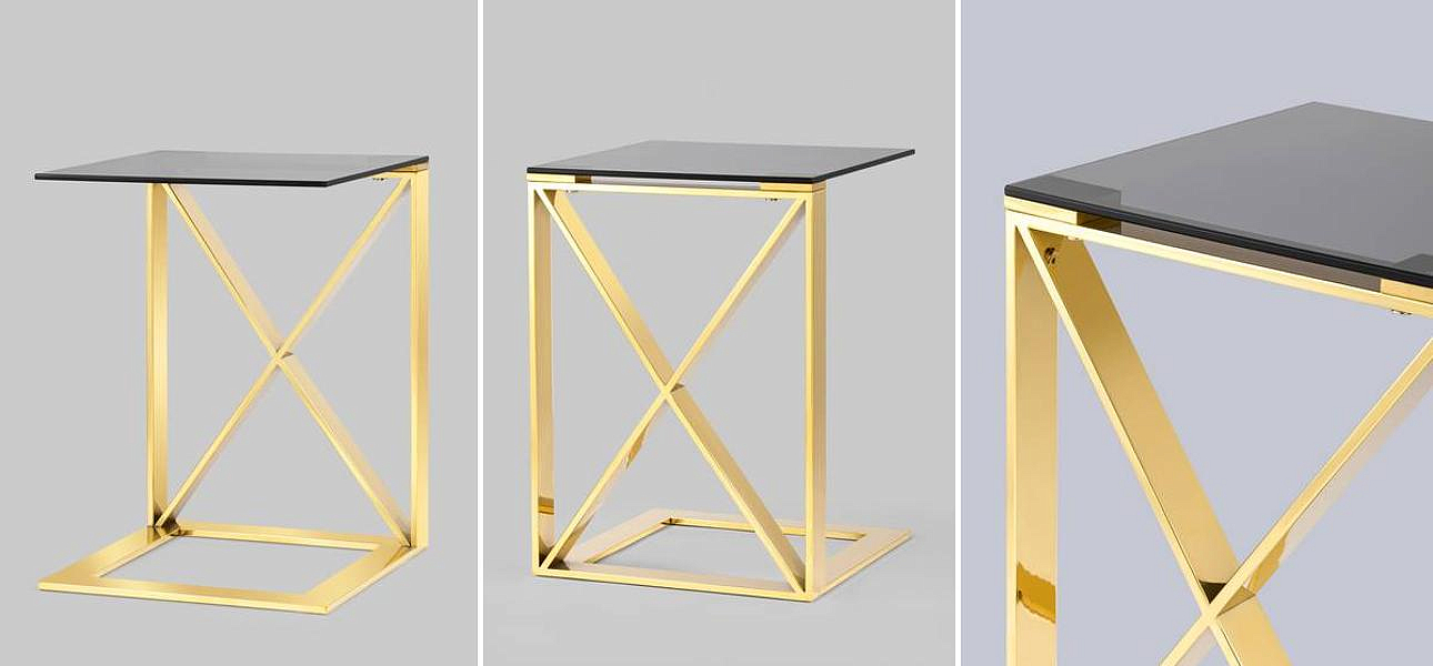 Стол приставной Lanzheron Collection Gold Стол приставной Lanzheron Collection Gold - Loft-Concept в Воронеже