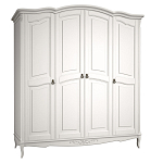 Шкаф белый из массива бука в стиле прованс White Provence варинант исполнения - 1 | Loft Concept в Воронеже