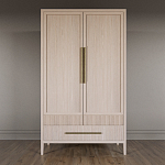 Шкаф платяной Primo с выдвижными ящиками шпон Черный дуб варинант исполнения - 2 | Loft Concept в Воронеже