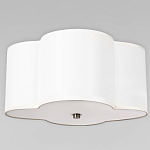 Потолочный светильник с белым волнистым плафоном из ткани Vitorino варинант исполнения - 1 | Loft Concept в Воронеже