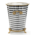 Фарфоровое кашпо Black and white square варинант исполнения - 3 | Loft Concept в Воронеже