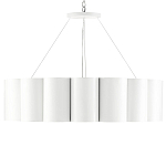 Люстра круглая фактурная в сочетании белого и золотого цвета Wide Stripes of Ribbon варинант исполнения - 2 | Loft Concept в Воронеже