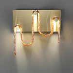 Бра волнистой формы из фактурного стекла Big Wave варинант исполнения - 7 | Loft Concept в Воронеже