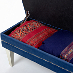Мягкая банкетка с зоной для хранения Casket Blue варинант исполнения - 4 | Loft Concept в Воронеже