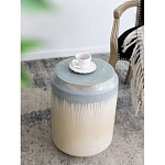 Керамический Табурет в оттенках бежевого и голубого цветов Gradient Stool варинант исполнения - 4 | Loft Concept в Воронеже