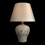 Настольная лампа с цветочной росписью Lamp Flower Painting варинант исполнения - 2 | Loft Concept в Воронеже