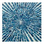 Приставной столик с инкрустацией раковинами устриц Bone Inlay варинант исполнения - 2 | Loft Concept в Воронеже