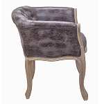 Кресло низкое в стиле прованс Louis French Armchair brown варинант исполнения - 2 | Loft Concept в Воронеже