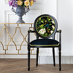 Стул с подлокотниками из бука с изображением птицы и цветов Blooming Birds варинант исполнения - 2 | Loft Concept в Воронеже