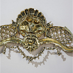 Зеркало настенное в бронзовой раме Grace Gold Mirrors  варинант исполнения - 3 | Loft Concept в Воронеже