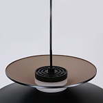 Подвесной светильник черного цвета из металла Obsidian Touch варинант исполнения - 3 | Loft Concept в Воронеже