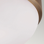 Потолочный светильник круглой формы с белым выпуклым матовым плафоном Feiss варинант исполнения - 4 | Loft Concept в Воронеже