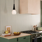 Подвесной светильник каплевидной формы с комбинированным плафоном из стали и белого матового стекла Kichler варинант исполнения - 7 | Loft Concept в Воронеже