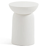 Приставной столик белого цвета Tori варинант исполнения - 2 | Loft Concept в Воронеже