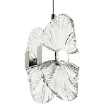 Подвесной светильник из хрусталя Fleuretta Crystal Chrome Hanging Lamp варинант исполнения - 1 | Loft Concept в Воронеже