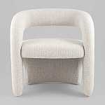 Кресло дизайнерское для лаунж зоны жемчужного цвета Pearl Lounge варинант исполнения - 9 | Loft Concept в Воронеже